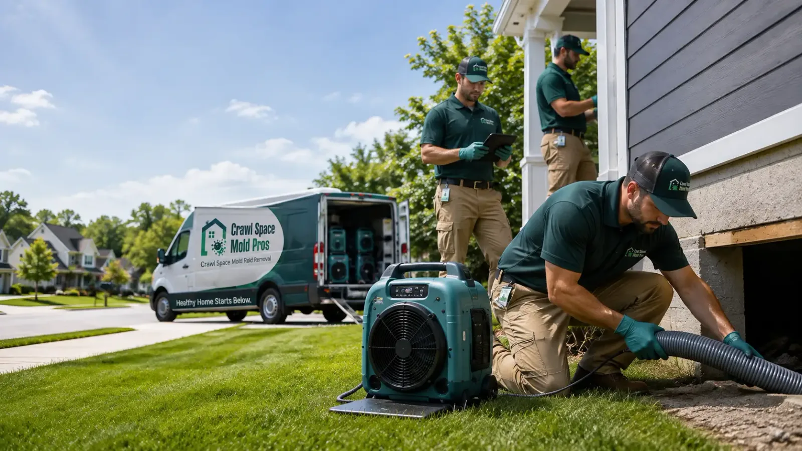 Crawl Space Mold Removal in Clover, VA